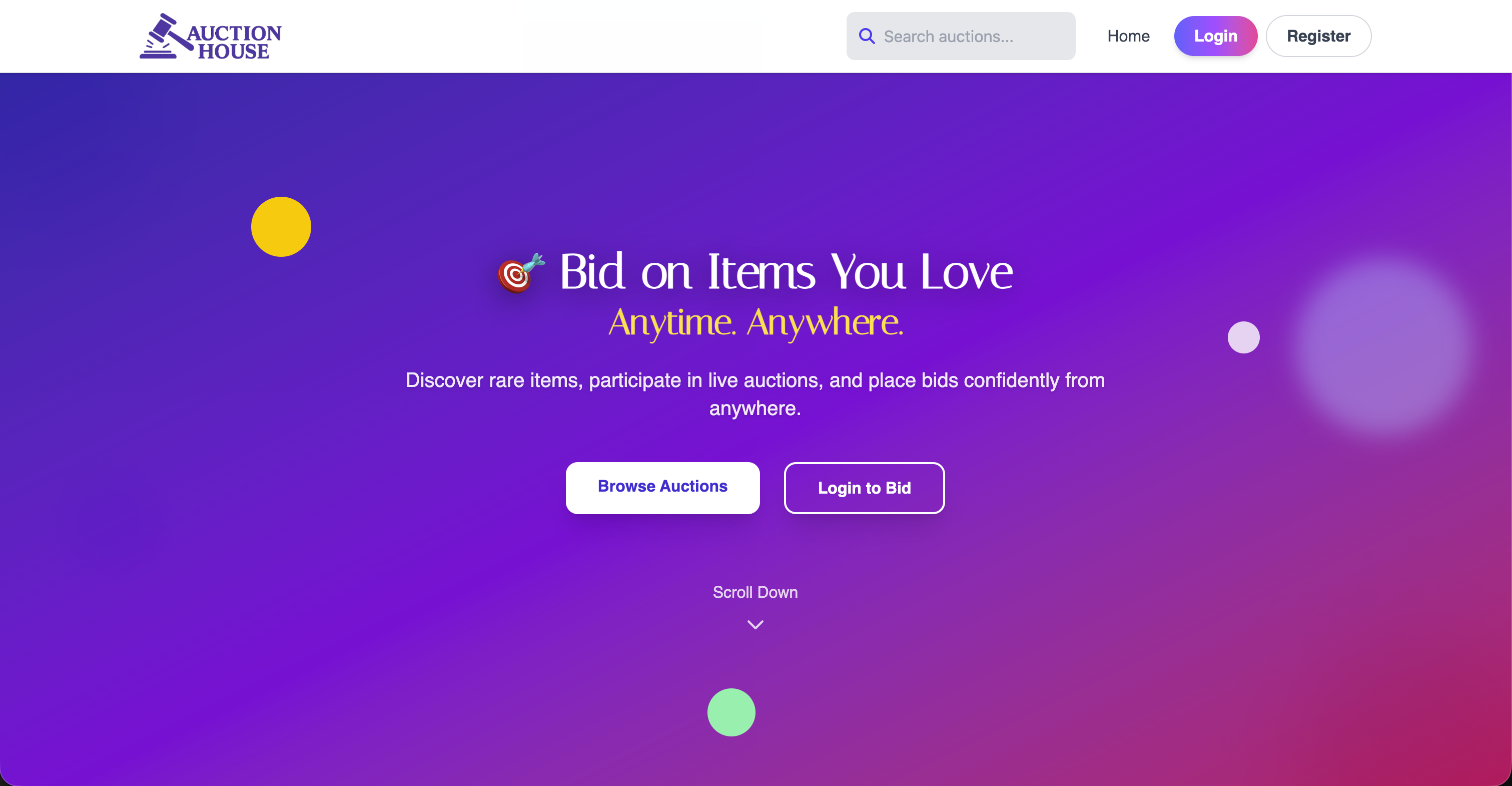 Auction House 🏷️