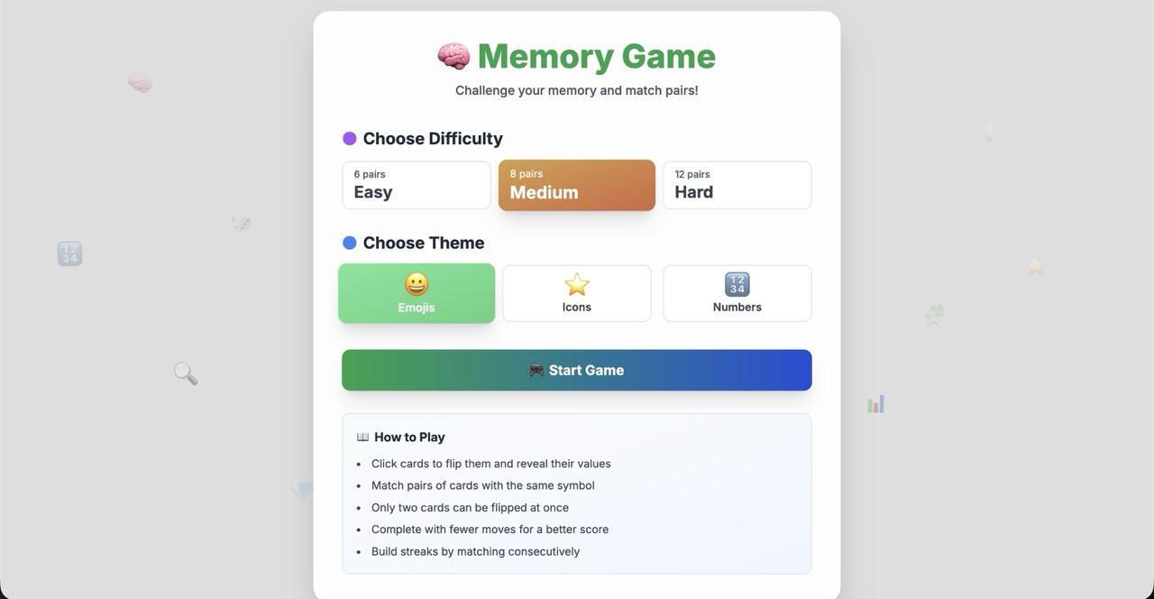 Flip Match – Memory Card Game