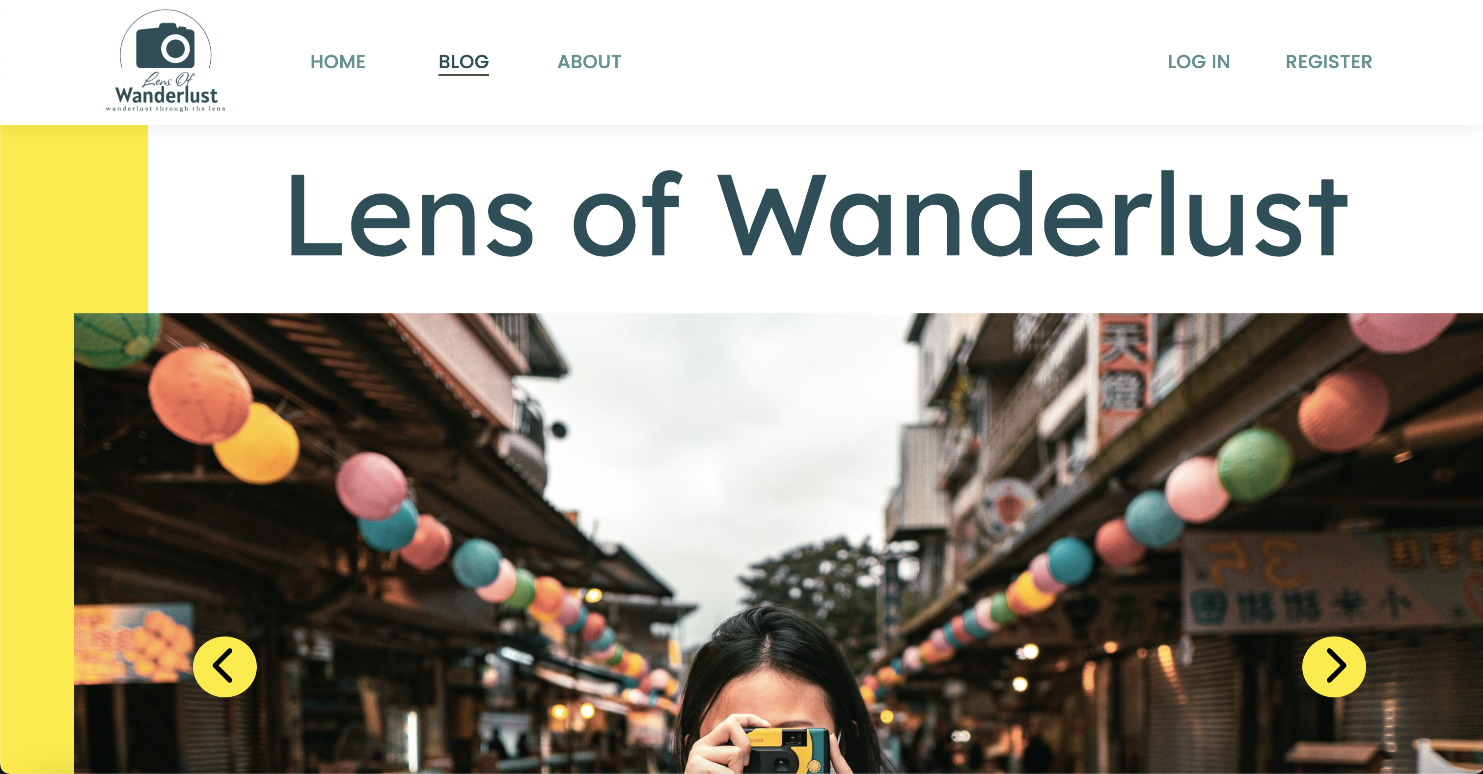 Lens of Wanderlust 📸 – Travel Vlog Page
